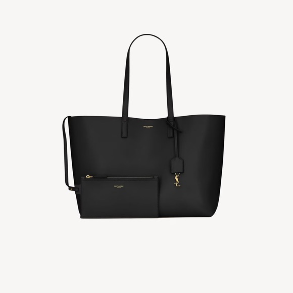 SHOPPING SAINT LAURENT IN LEATHER BLACK - Picture 4 of 4